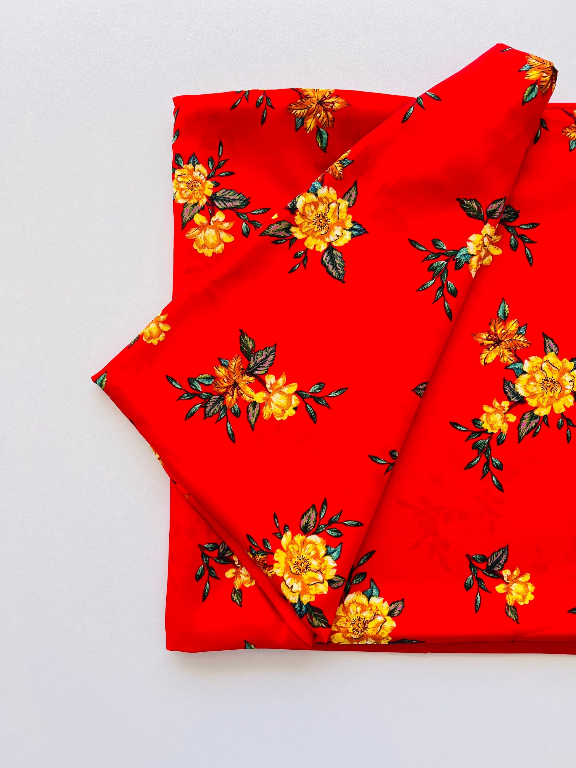 Floral Cambric - 2PC Printed Suit sz-0100146