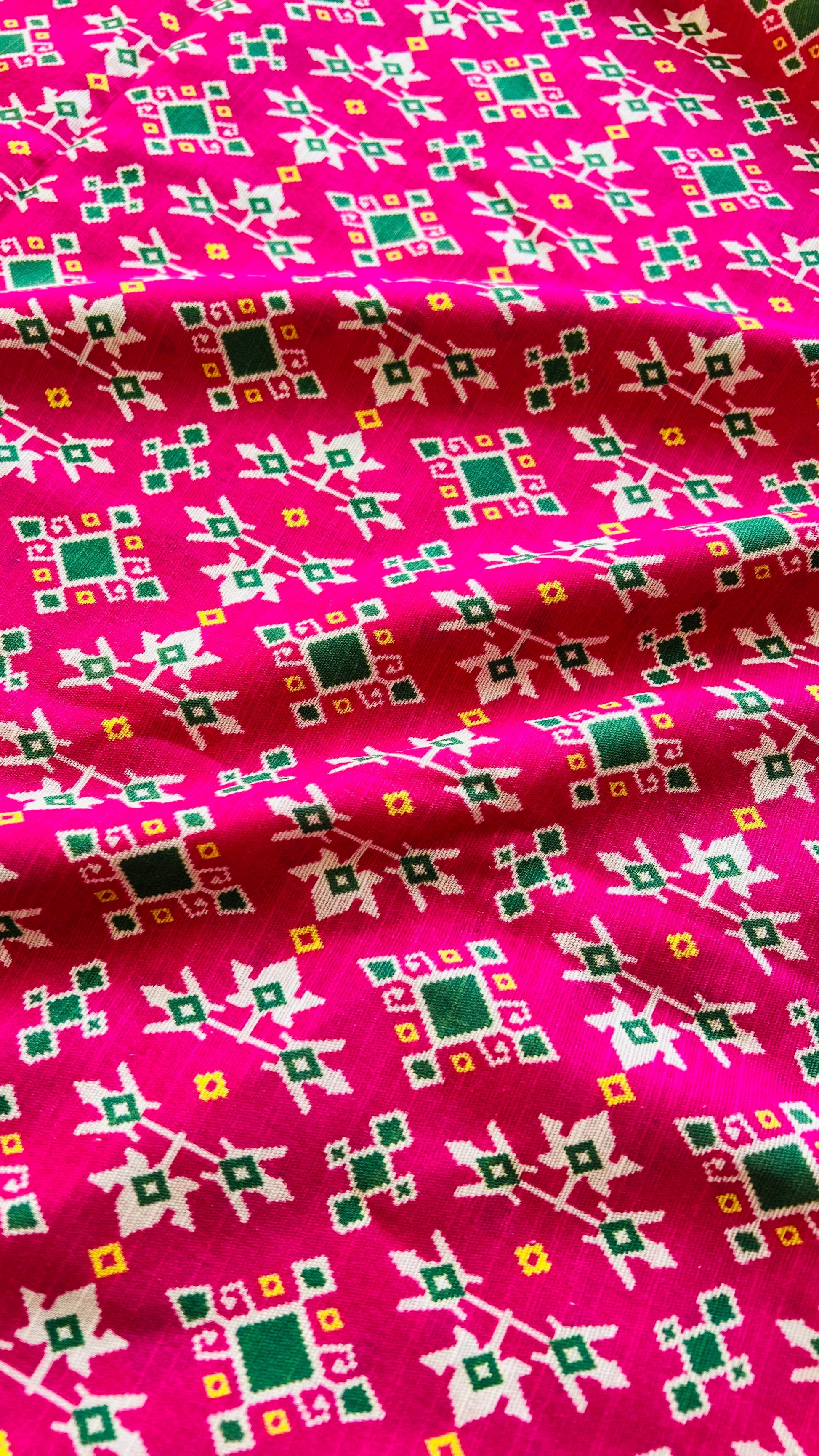 Magenta Khaddar - 2pc digital printed suit