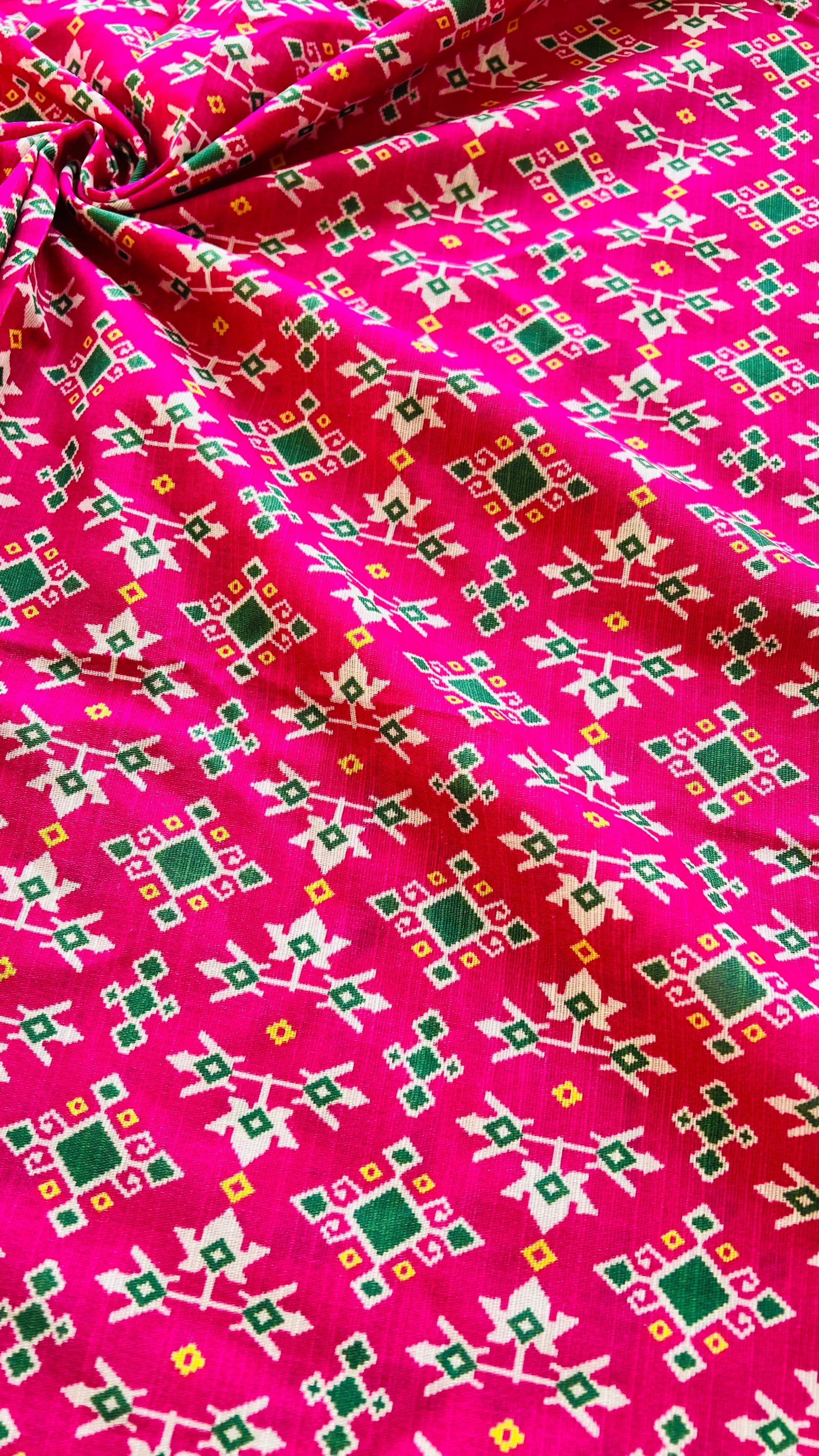 Magenta Khaddar - 2pc digital printed suit