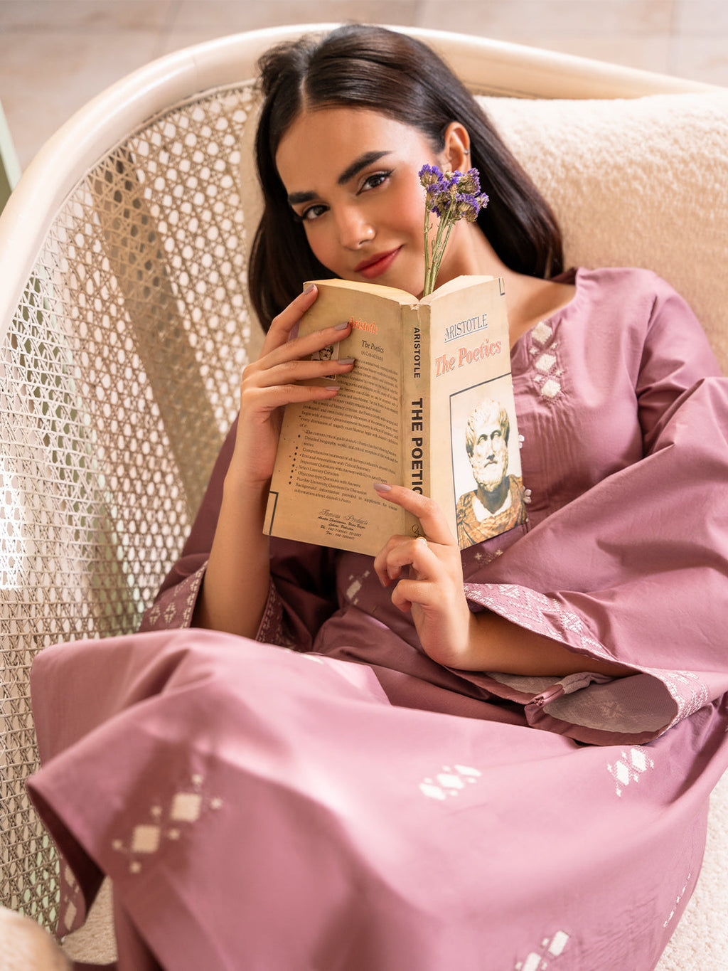 2PC DHANAK EMBROIDERED SHIRT WITH DHANAK EMBROIDERED TROUSER-BIC-103