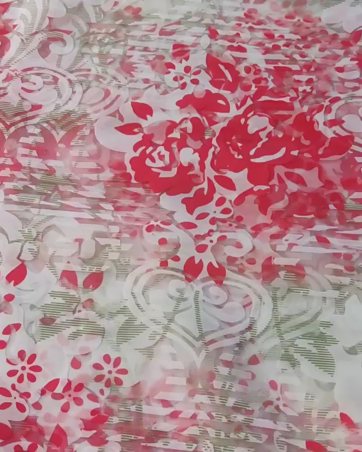 Tissue net - kameez dupatta  sz-10060