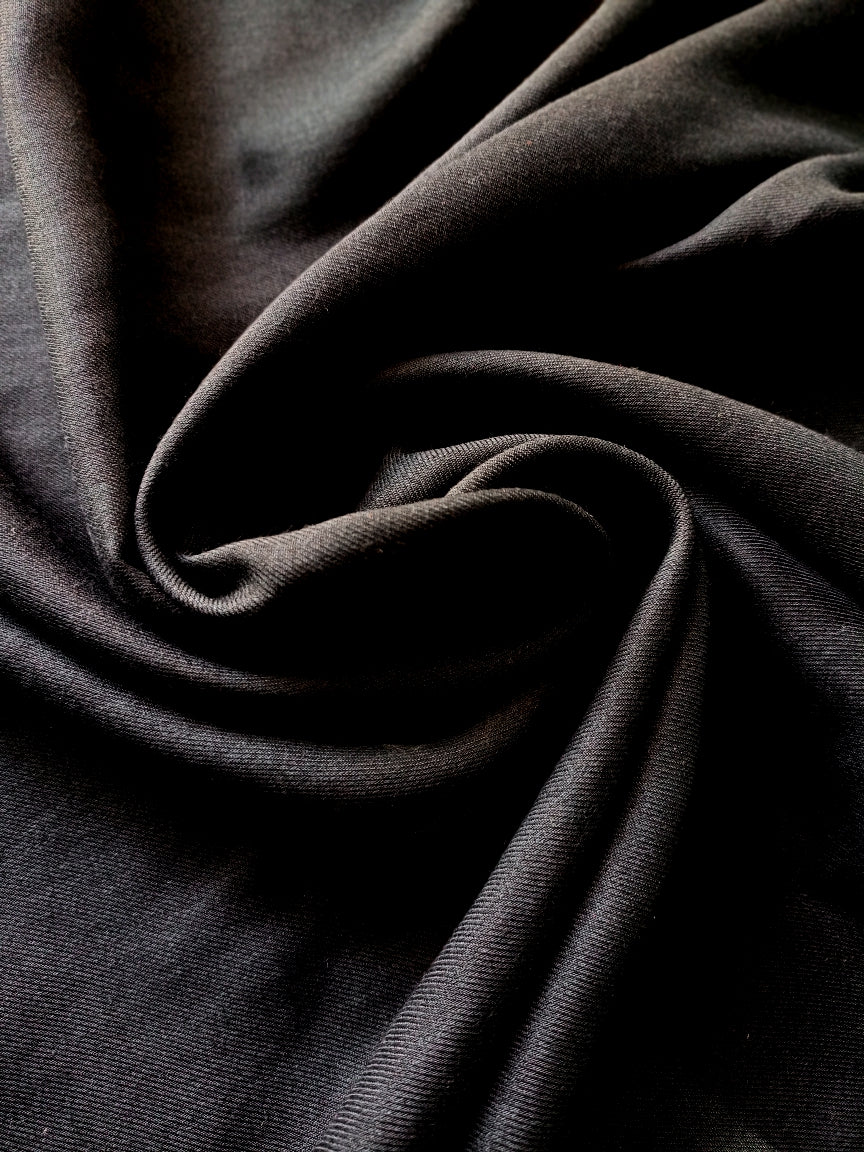 Jet black plain marina - unatiched all over suit