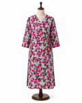 Fuchsia Vine – UnstichedFloral –  Printed Linen