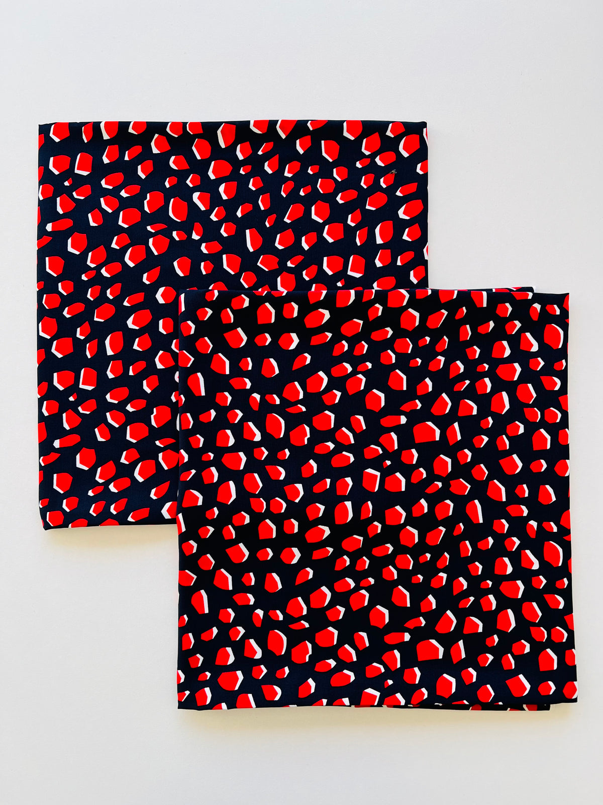 Red dots Linen 2pc Printed Suits