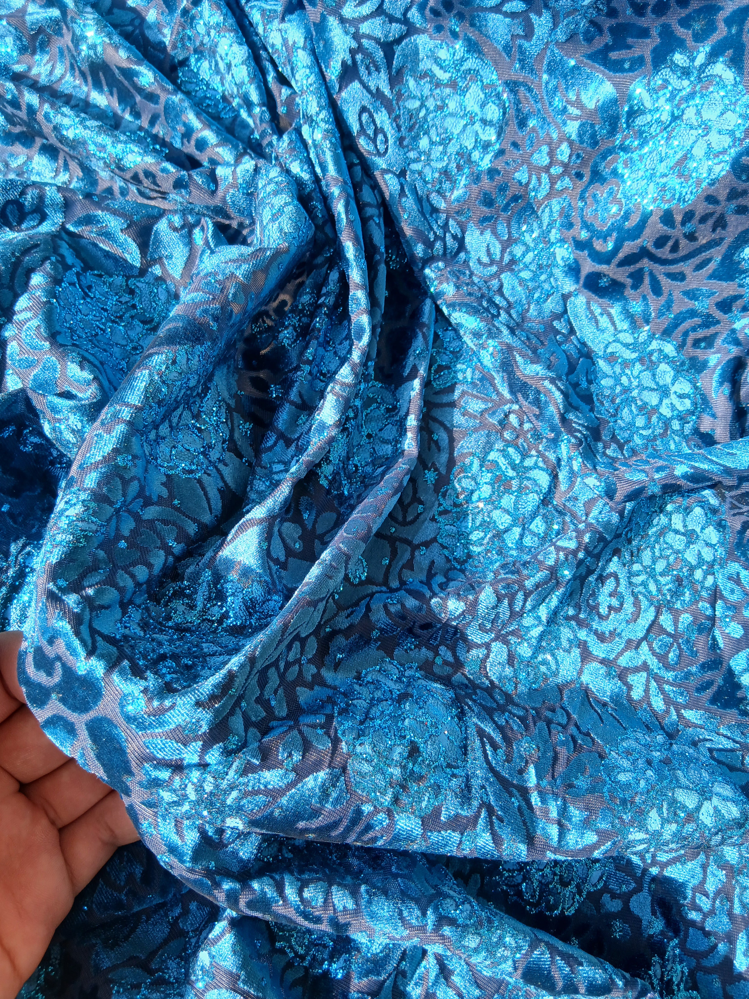 Self print China Palachi - 2pc Shirt and Shawl