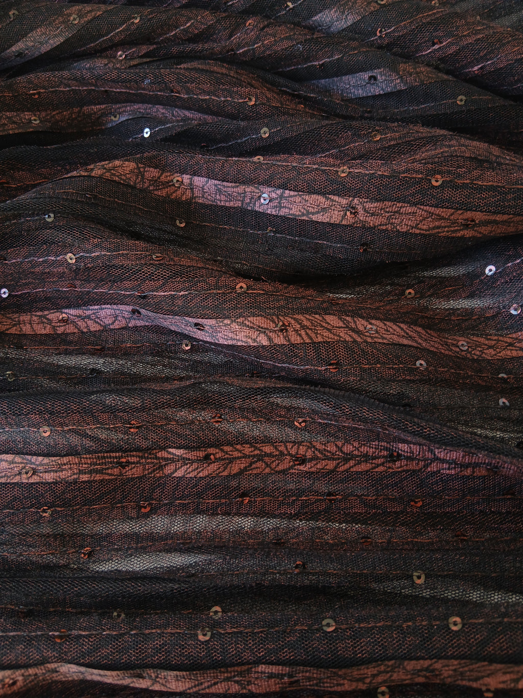 Korean Fancy net - 2pc unstiched printed suit