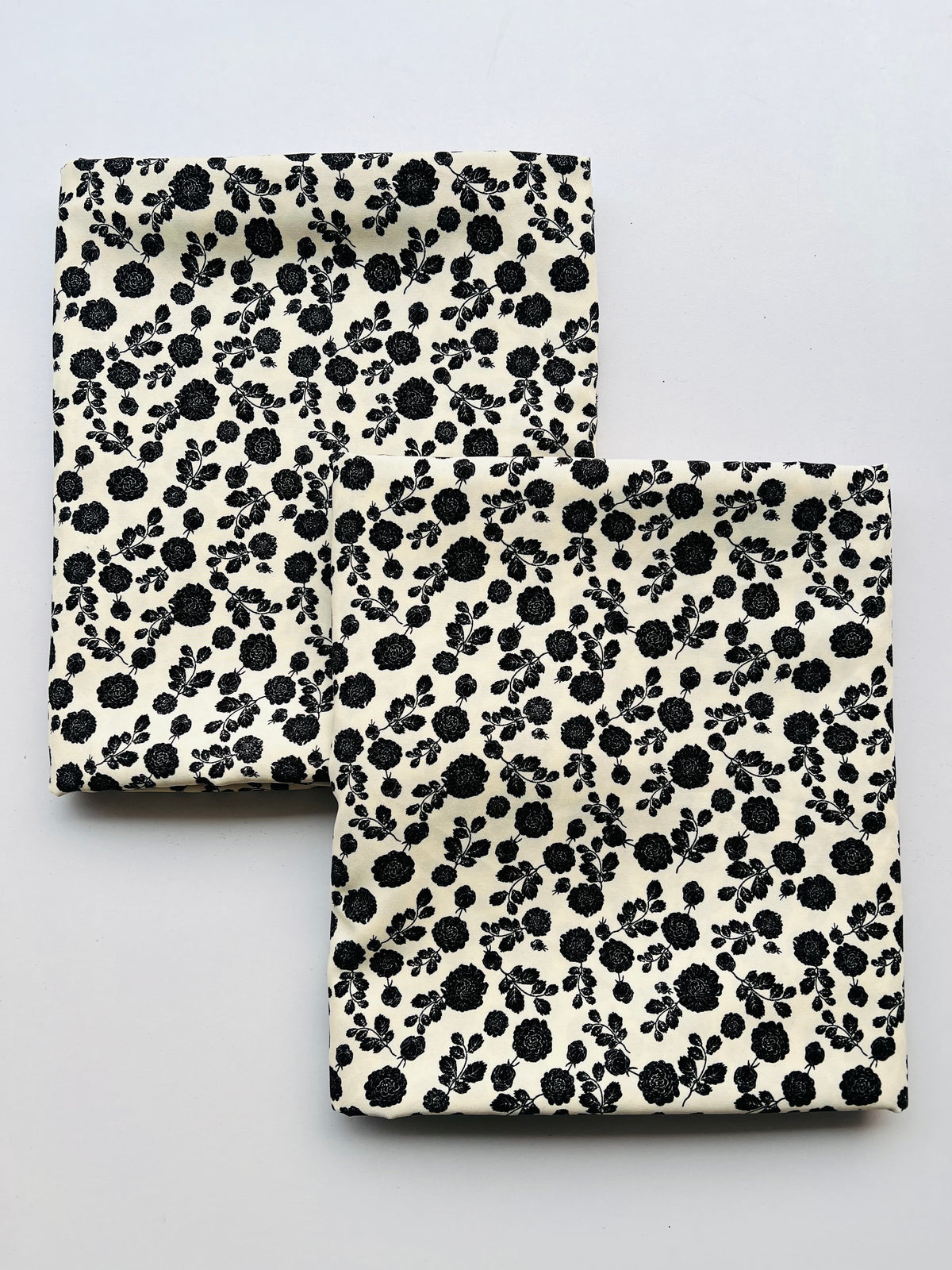 Creamy floral 2pc printed Courdoroy