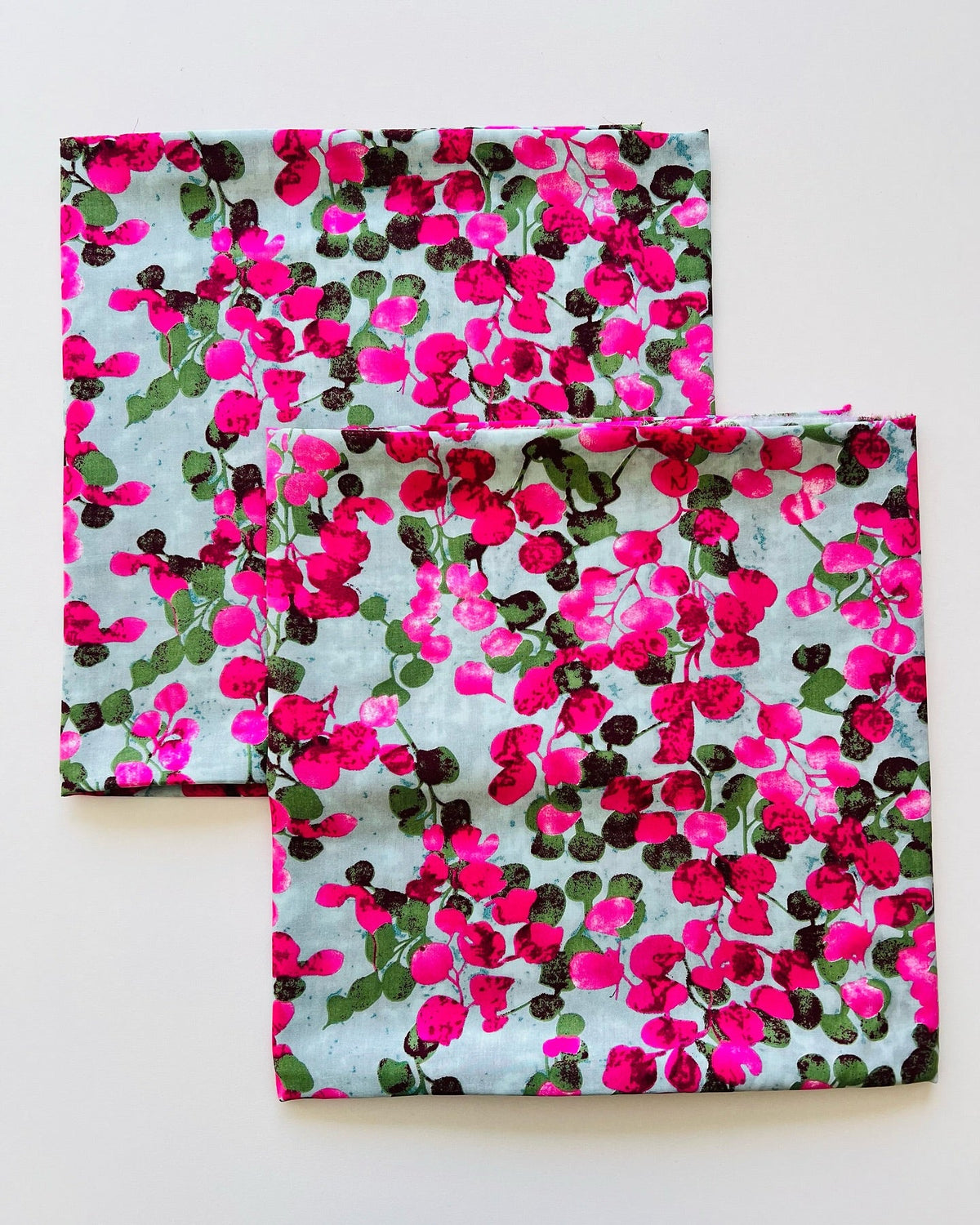 Fuchsia Vine – UnstichedFloral –  Printed Linen