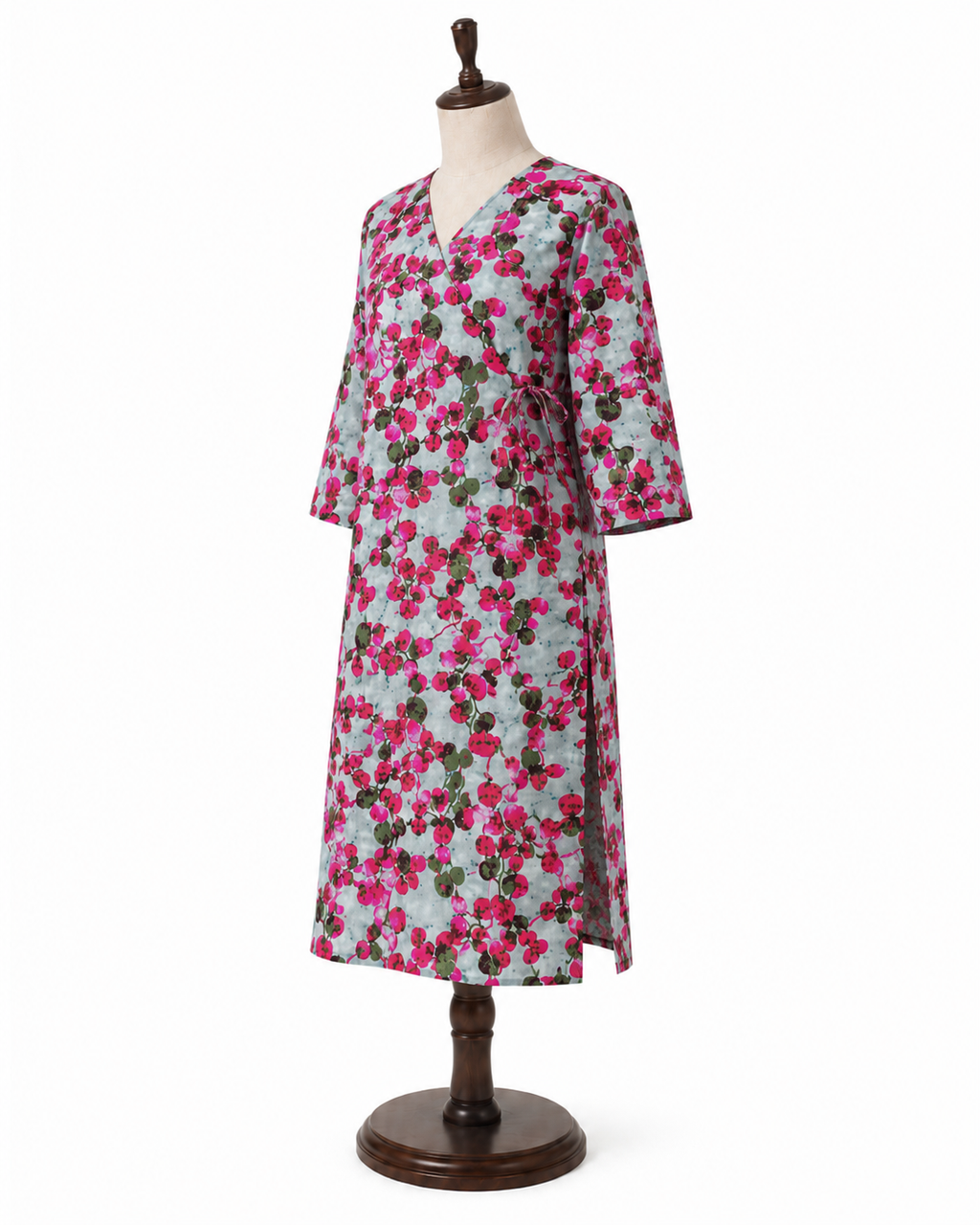 Fuchsia Vine – UnstichedFloral –  Printed Linen
