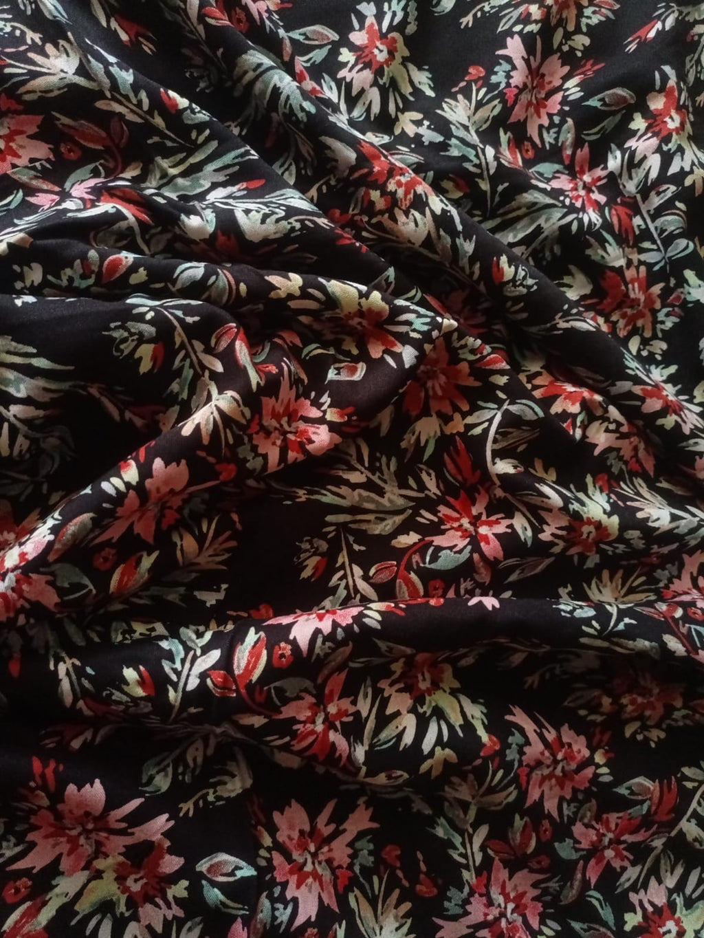 Winter floral marina - 2pc unstiched printed suit