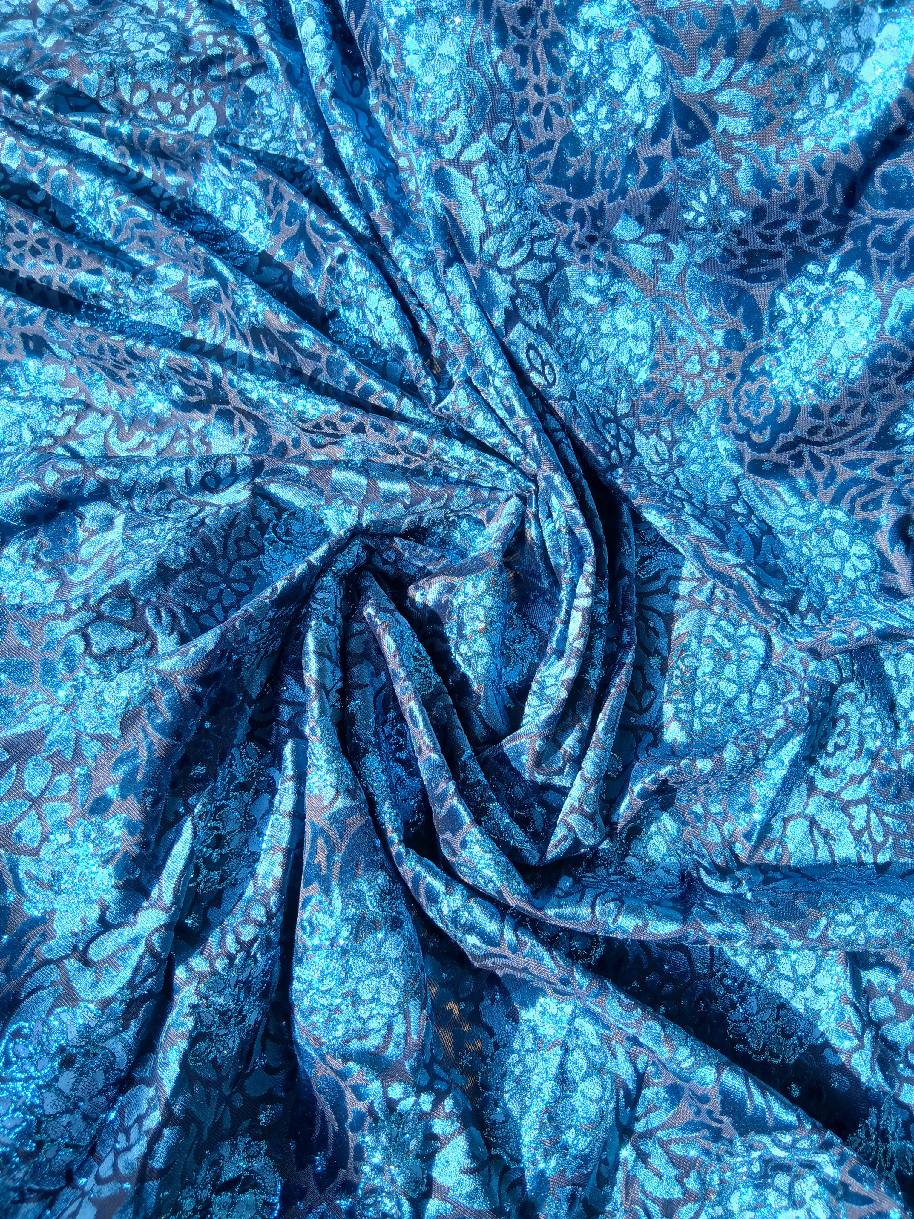 Self print China Palachi - 2pc Shirt and Shawl