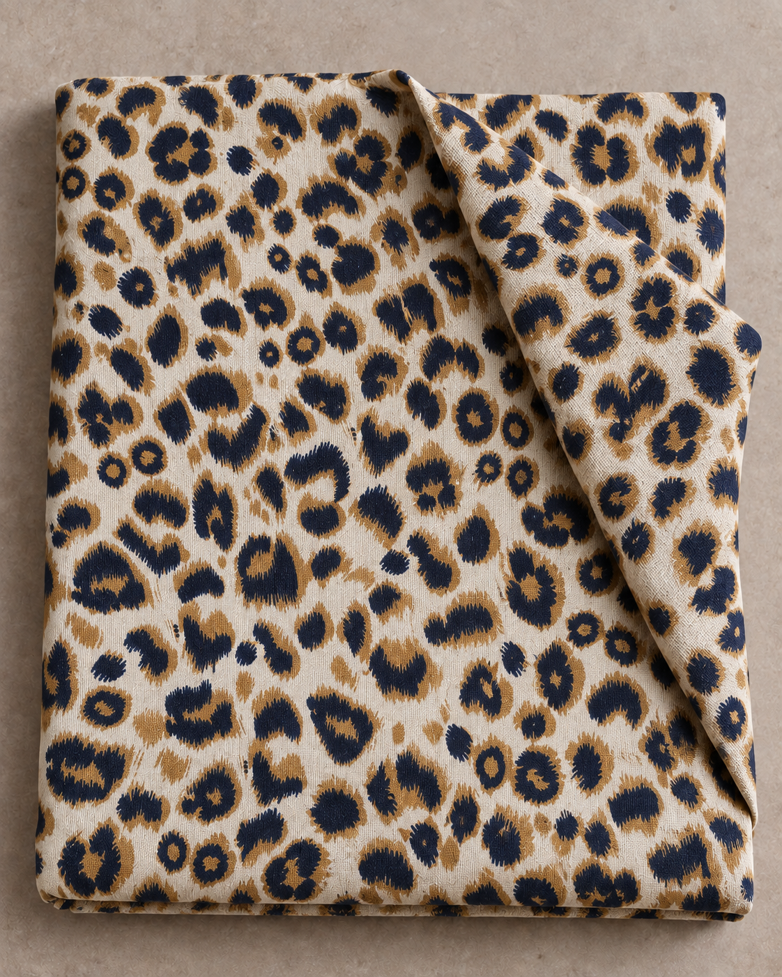Wild Elegance – Leopard Print Unstitched Fabric