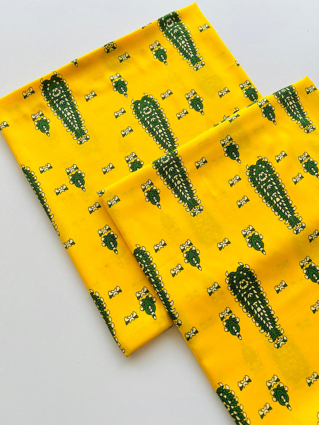 Yellow Colour Macro print 2pc Printed Suit