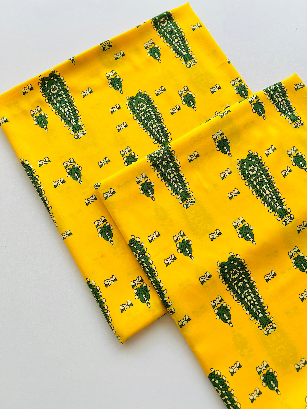 Yellow Colour Macro print 2pc Printed Suit
