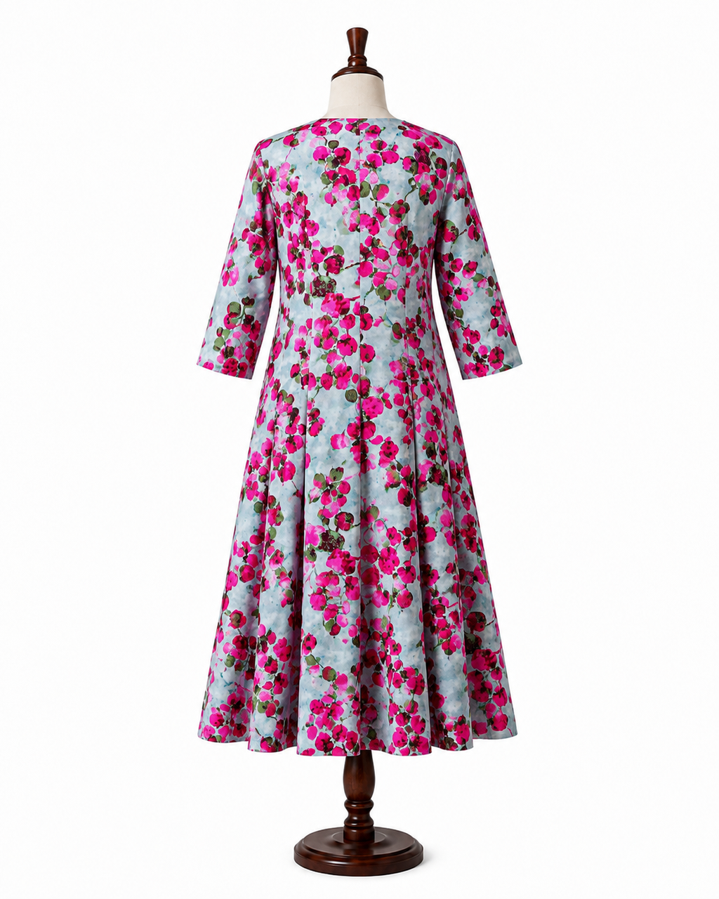 Fuchsia Vine – UnstichedFloral –  Printed Linen
